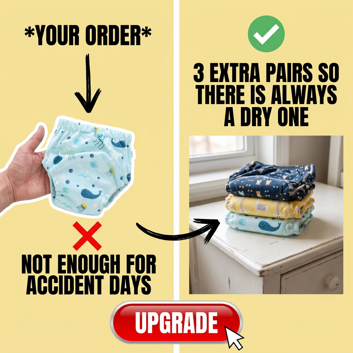 3 Extra Potty Training Pairs 2.0